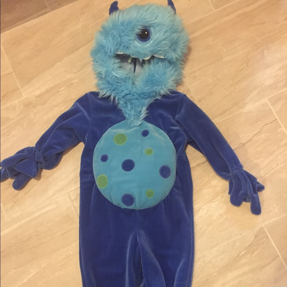18 months cyclops blue monster costume